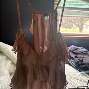 Old Navy Mauve Sleeveless Blouse